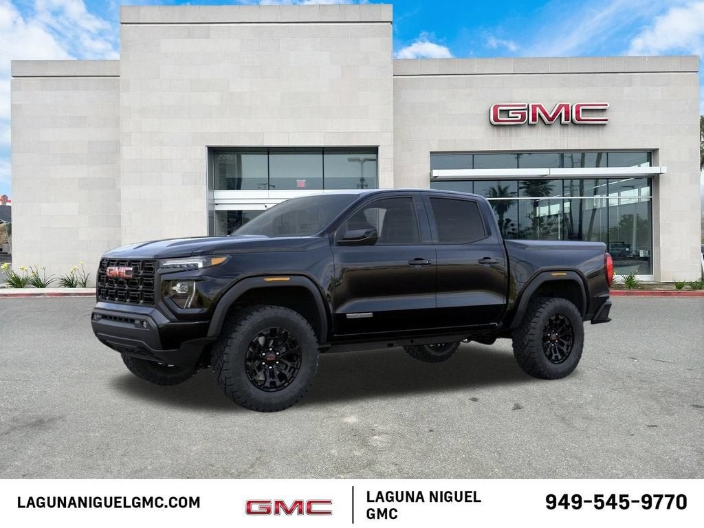2026 GMC Canyon Elevation in Onyx Black — front three-quarter view