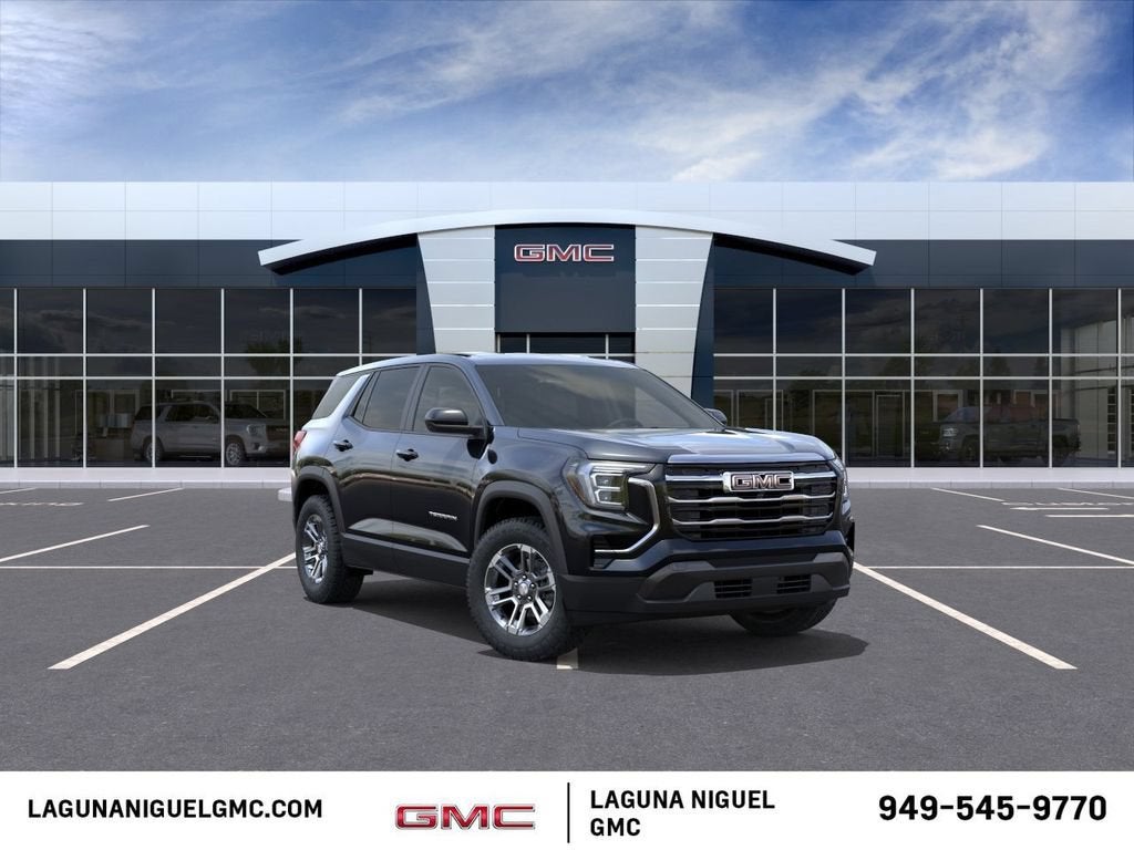2027 GMC Terrain FWD Elevation in Ebony Twilight Metallic — front three-quarter view