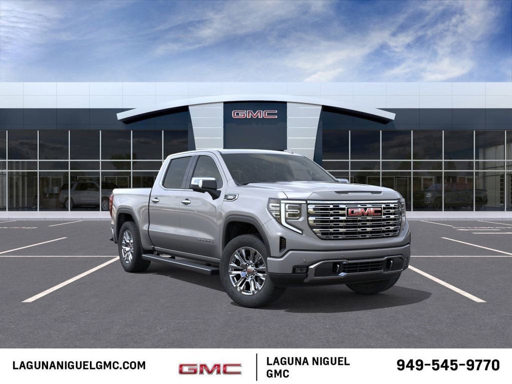 2026 GMC Sierra 1500 Denali in Sterling Metallic — front three-quarter view