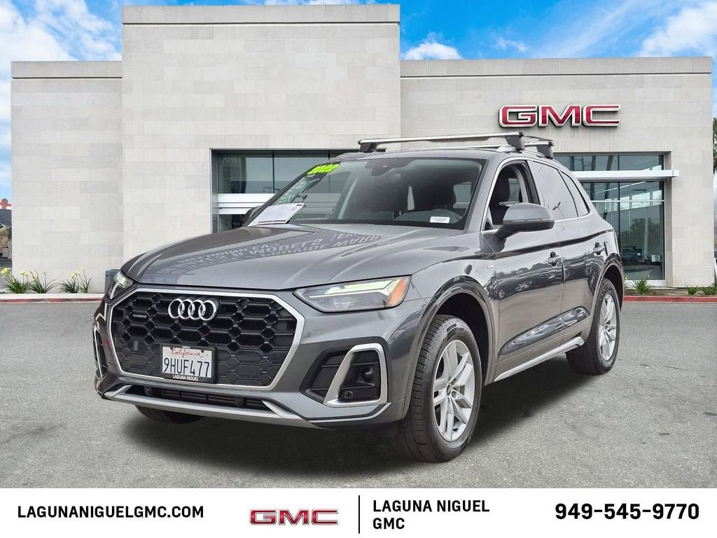 2022 Audi Q5 S line Premium in Gray — front three-quarter view